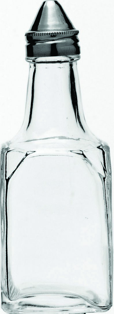 Square Vinegar Bottle Stainless Steel Top - C6020-000000-B12048 (Pack of 48)